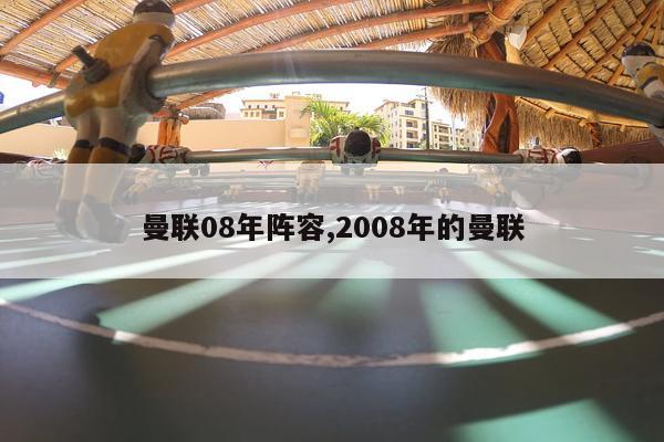 曼联08年阵容,2008年的曼联